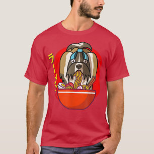 Ramen Shih Tzu Dog Kawaii Japanisch Ramen Noodle T-Shirt
