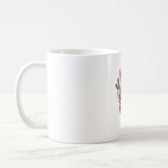 Ramen Shirt Cat Eating Noodles Japanisch Food Anim Kaffeetasse (Links)