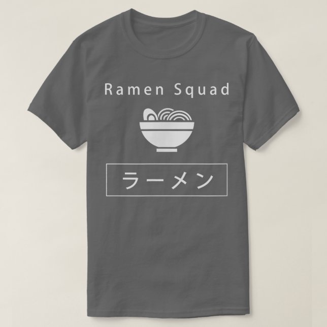 Ramen Squad Ironic T-Shirt (Design vorne)
