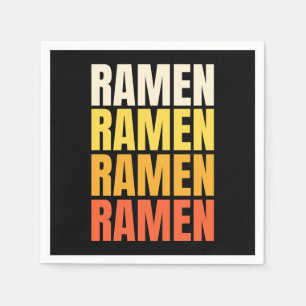 Ramen Text Design Serviette
