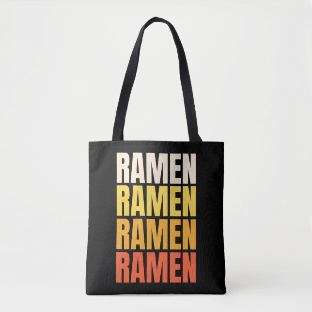 Ramen Text Design Tasche (Vorderseite)