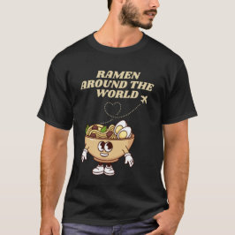 Ramen um den T - Shirt - Funny Noodle Trav