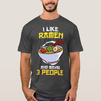 Ramen und 3 Personen Japanisches Essen 1310 T-Shirt