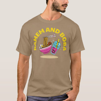 Ramen und Bobo Food Bowl, asiatische Küche Noodles T-Shirt