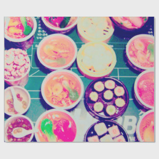 Ramen und Sushi Geschenkpapier