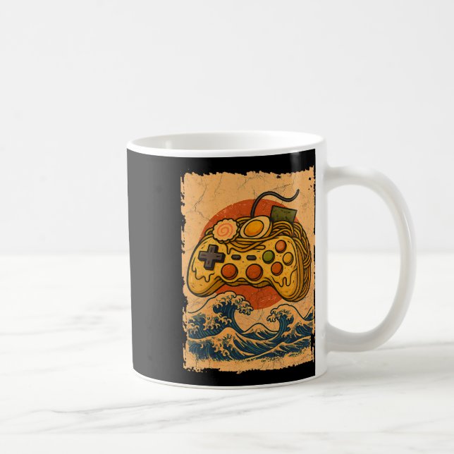 Ramen Video Game Controller  Kaffeetasse (Rechts)