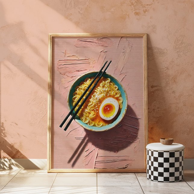 Ramen Wall Art Print Aesthetic Food Poster (Von Creator hochgeladen)