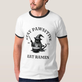 Ramen-Zauberkatze – Magische Foodie-Anime-Kunst T-Shirt