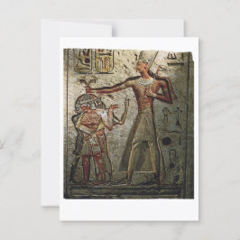 Ramesses Great Egyptian Pharao Sphinx Art Postkarte
