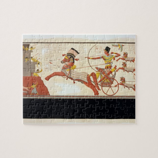 Ramesses II (1279-13 BC) am Kampf von Kadesh, (Horizontal)