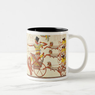 Ramesses II (1279-13 BC) am Kampf von Kadesh, Zweifarbige Tasse