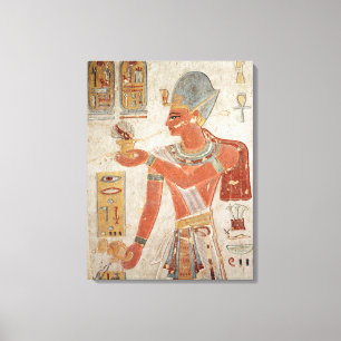 Ramesses III im Kampfkleid Leinwanddruck