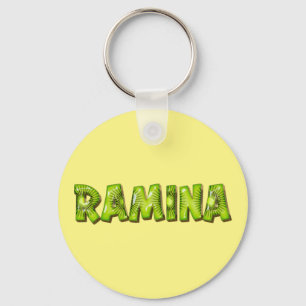 Ramina Name Kiwi Design Schlüsselanhänger