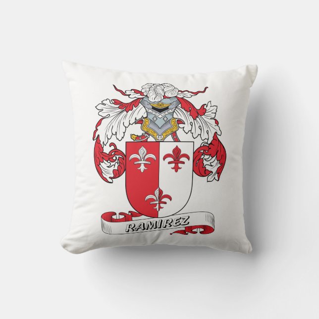 Ramírez-Familienwappen Kissen (Vorderseite)