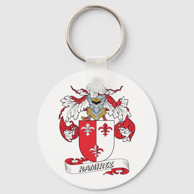 Ramirez Familienwappen Schlüsselanhänger (Vorderseite)