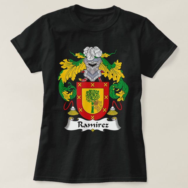 Ramirez-Familienwappen T-Shirt (Design vorne)