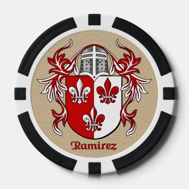 Ramirez Heraldic Arms Pokerchips (Vorderseite)
