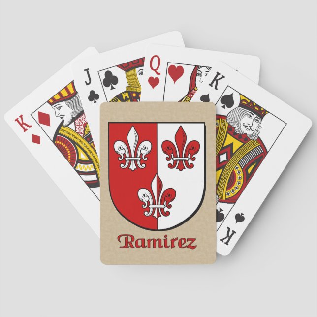 Ramirez Heraldic Shield Spielkarten (Rückseite)