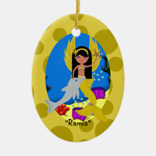 Ramla Gold Merfaery Ornament
