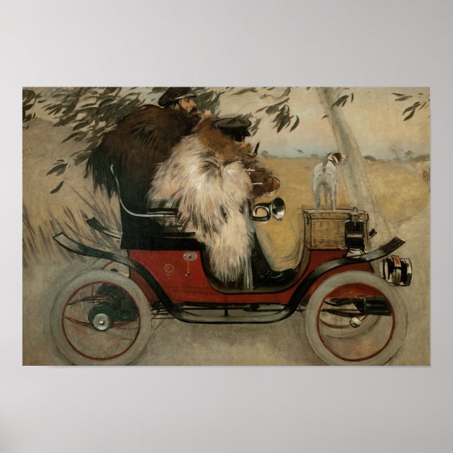 Ramon Casas - Ramon Casas und Pere Romeu Poster (Vorne)