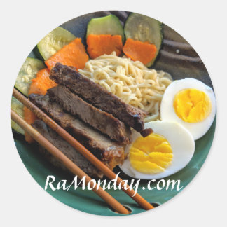 RaMonday.com Round Aufkleber