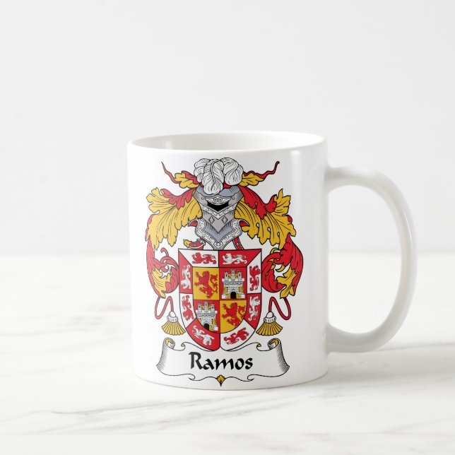 Ramos-Familienwappen Kaffeetasse (Rechts)