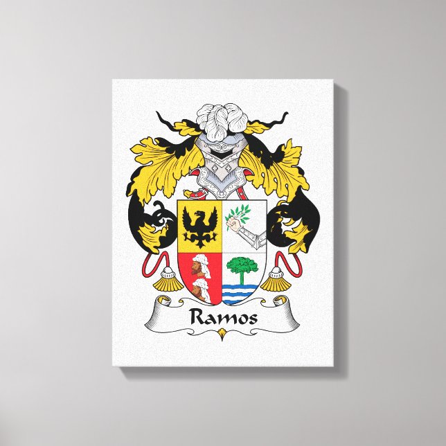 Ramos Familienwappen Leinwanddruck (Vorderseite)