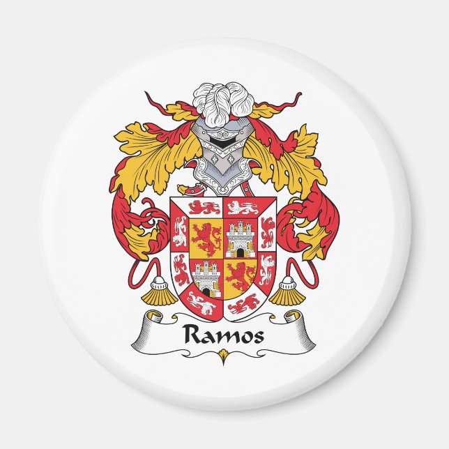 Ramos Familienwappen Magnet (Vorne)