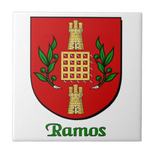 Ramos Family Shield Decorative Tile Fliese