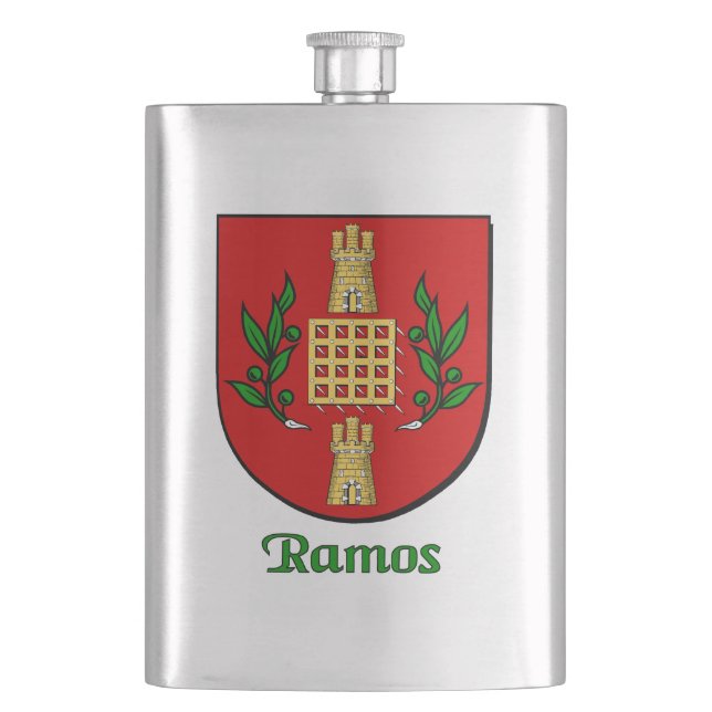 Ramos Heraldic Shield Flachmann (Vorderseite)