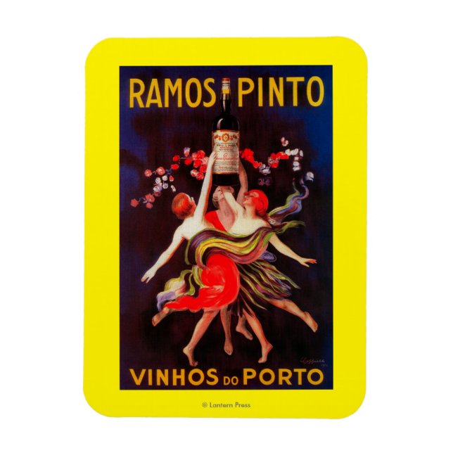 Ramos Pinto Vintag PosterEurope Magnet (Vertikal)
