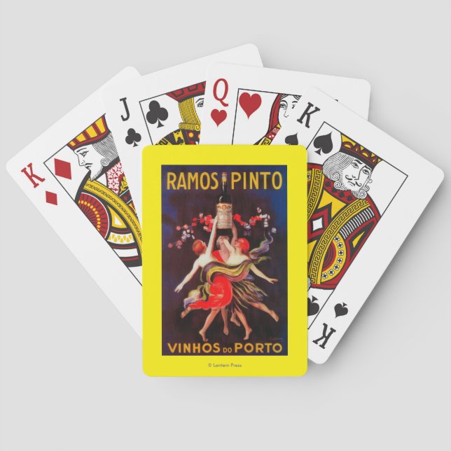 RamosPinto Vintages PosterEurope Spielkarten (Rückseite)