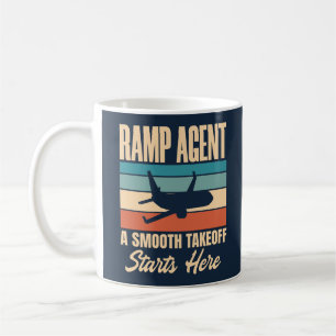 Ramp-Agent Hier beginnt ein sanfter Start Kaffeetasse