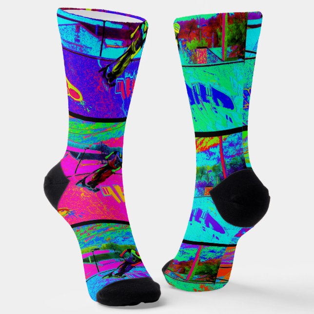 Ramp-Rampe - Stunt Scooter Rider Socks Socken (Gewinkelt)