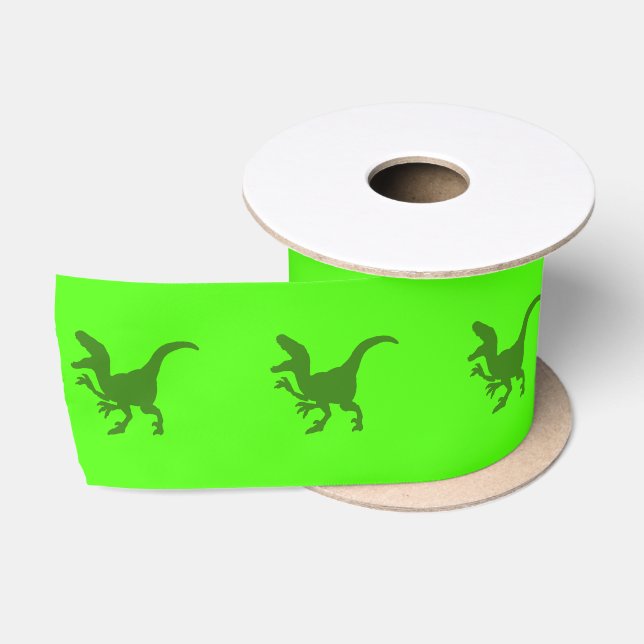Rampaging Dinosaurs Ribbon Satinband (Spule)