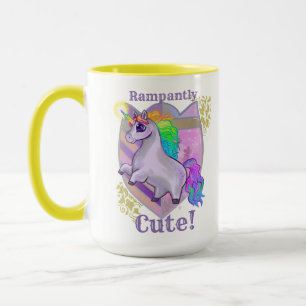 Rampant Niedlich Unicorn Tasse
