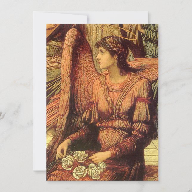 Ramparts of God's House, Angel von John Strudwick (Vorderseite)