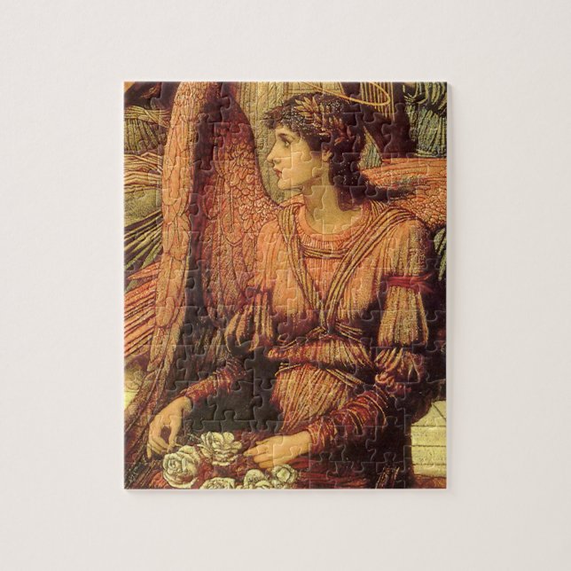 Ramparts of God's House, Angel von John Strudwick (Vertikal)