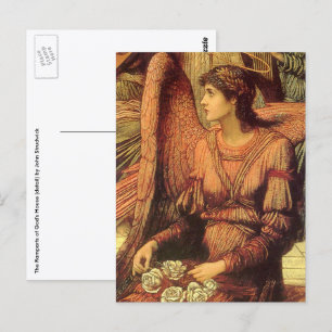 Ramparts of God's House, Angel von John Strudwick Postkarte