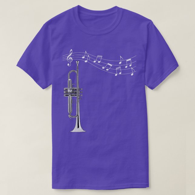 Rampe Player Musician Musiknoten T-Shirt (Design vorne)