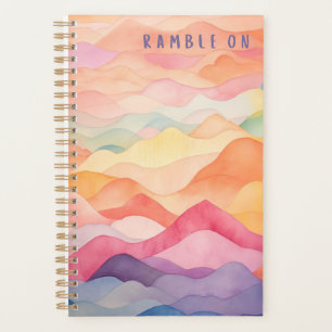 Rampe Sur Le Planificateur Aquarelle