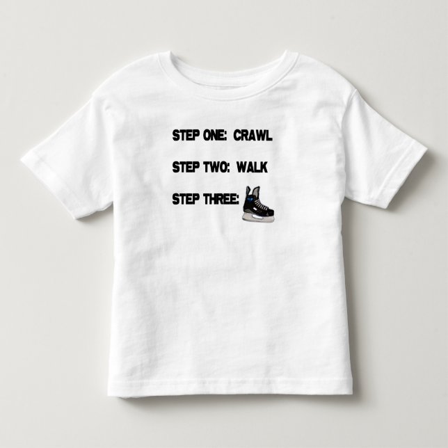 "Rampement, promenade, T-shirt d'HOCKEY" (Devant)