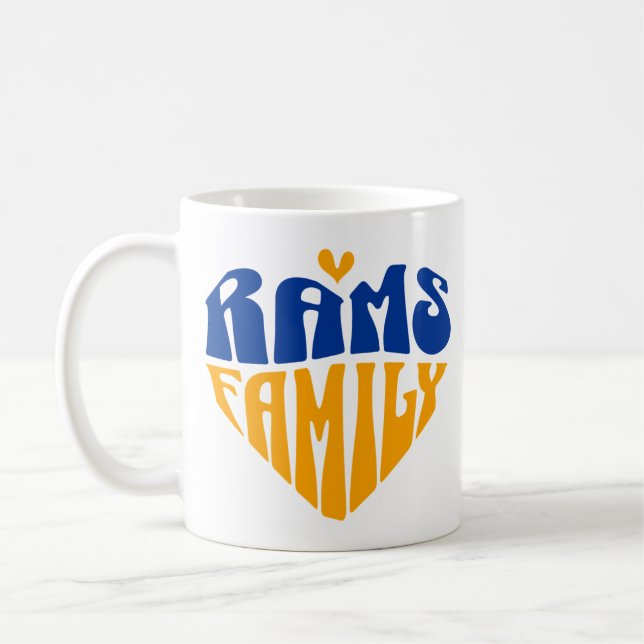Rams Family Fan-Geschenk Kaffeetasse (Links)