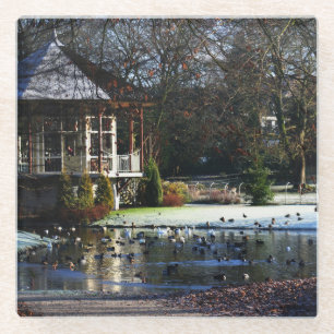 Rams Woerthe Tea House Küste Glasuntersetzer