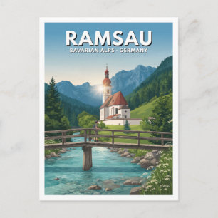 Ramsau bei Berchtesgaden Deutschland Postkarte