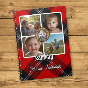 Ramsay-Familien-Foto-Collage Notizblock