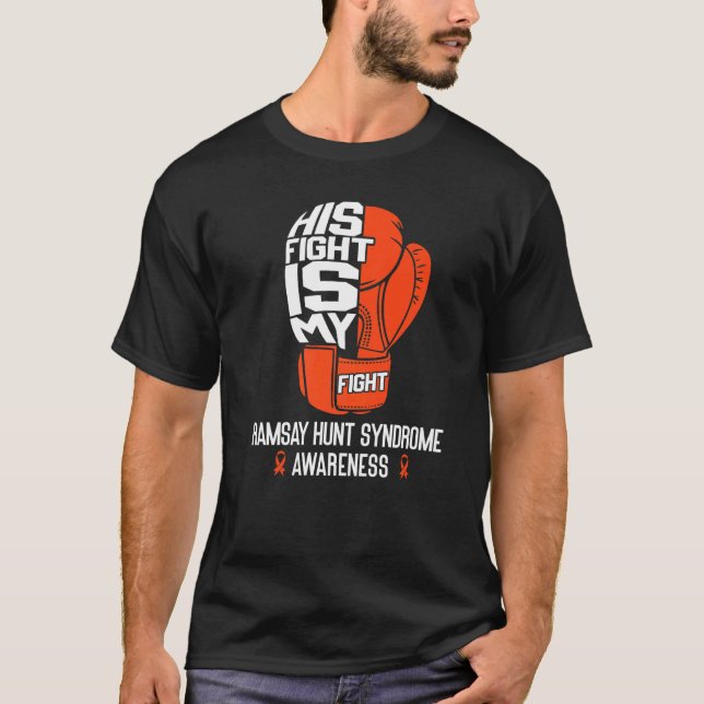 Ramsay Hunt Syndrome Awareness Sein Kampf ist mein T-Shirt (Vorderseite)