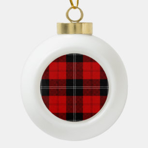 Ramsay Tartan kariert Keramik Kugel-Ornament