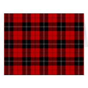 Ramsay tartan rouge noir plaid
