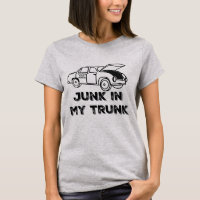 Ramschverkauf-Junkie-Kram in meinem Stamm-Shirt